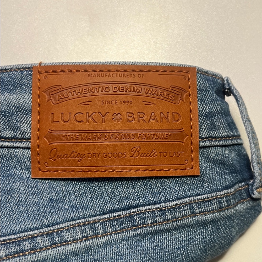 NWT. Lucky Brand, Ava Blue Mid-Rise Skinny Jeans - Sz 8 - Picture 8 of 8